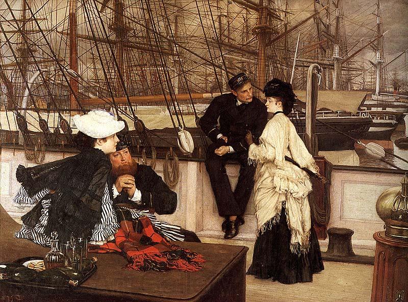 James Jacques Joseph Tissot The Captain and the Mate